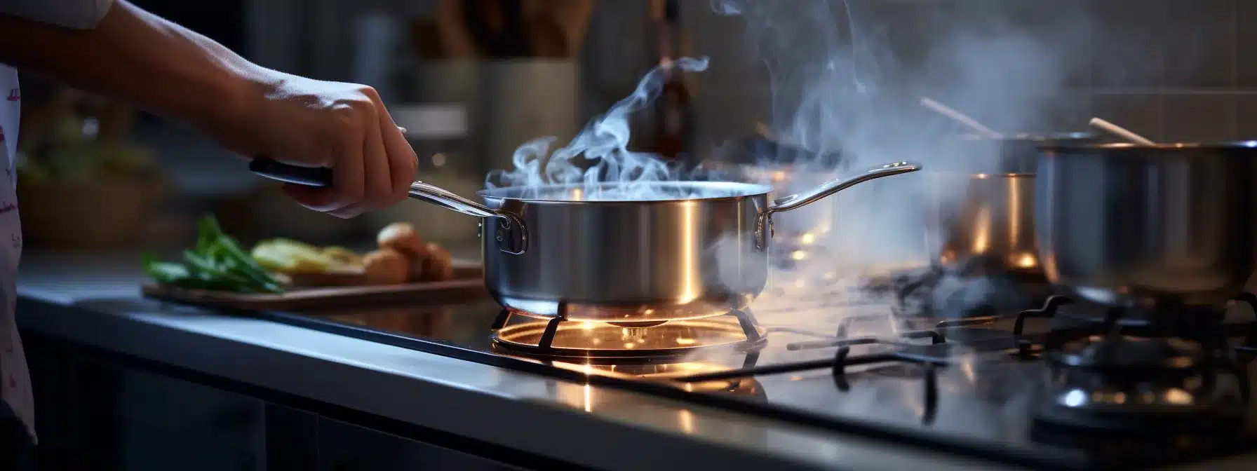 A Person Confidently Stirring A Pot On A Stove, Symbolizing The Implementation Of A Consistent Branding Strategy.
