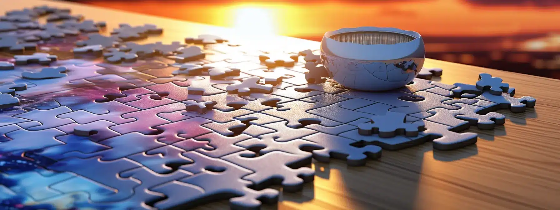 A Completed Jigsaw Puzzle With A Brand Strategy Piece As The Anchor.