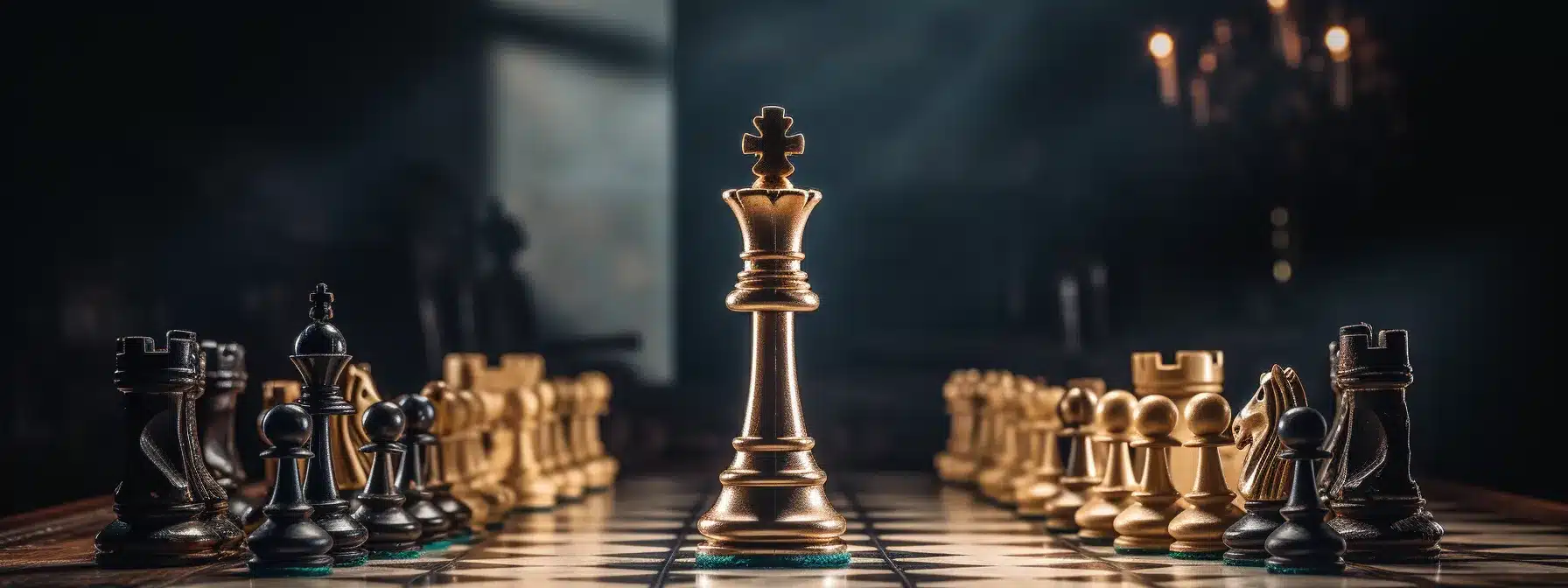 A Chessboard With A Knight, Pawns, And A Queen Symbolizing The Intricacies Of Corporate Brand Protection In The Digital Landscape.