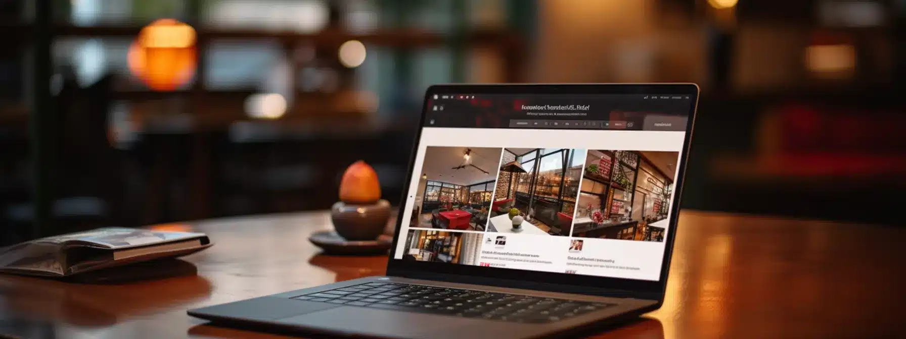 A Laptop Displaying A Website With A Sleek And Innovative Design, Highlighting The Key Elements Of Effective Online Branding, Surrounded By Creative Branding Materials And Strategies.