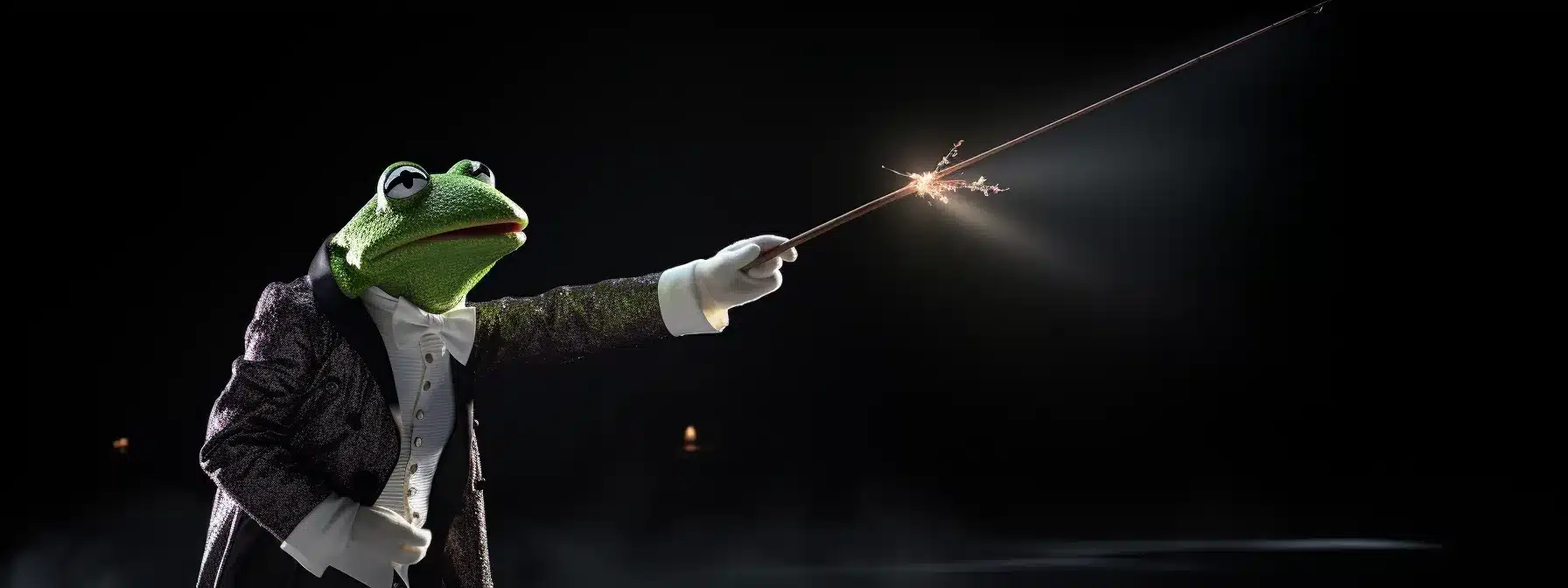 A Brand Manager Waving A Magic Wand To Transform A Frog Into A Prince.