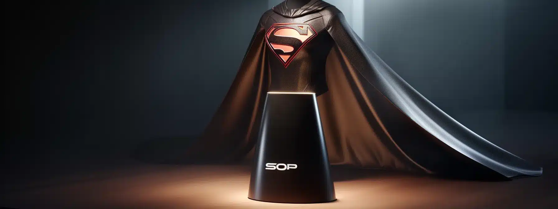 A Superhero Cape Protecting A Brand Logo From Various Cyber Threats.