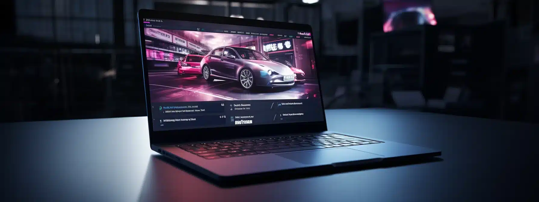 A Laptop Displaying A Captivating Brand Storytelling Campaign On A Vibrant Digital Platform.