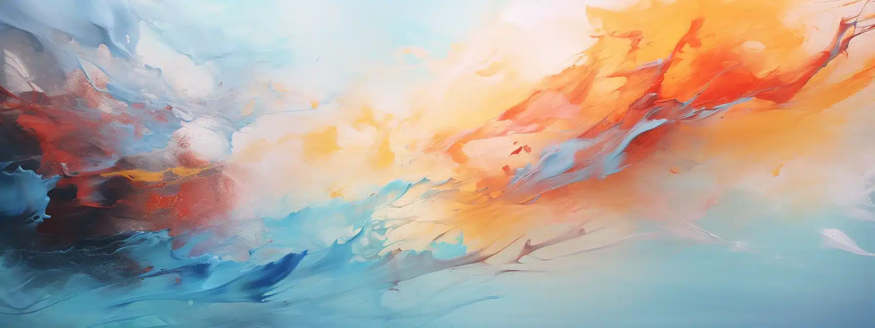 A Captivating And Consistent Brand Identity Reflected In A Painting With Evolving Brushstrokes.