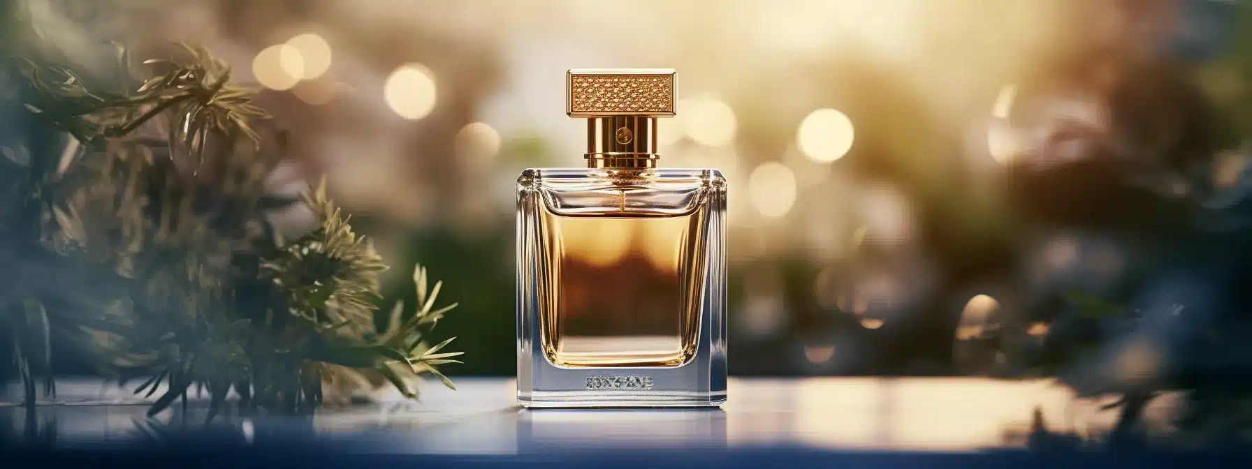 A Close-Up Shot Of A Luxurious Perfume Bottle With A Soft Focus Background Emphasizing Its Distinct And Sublime Aura.