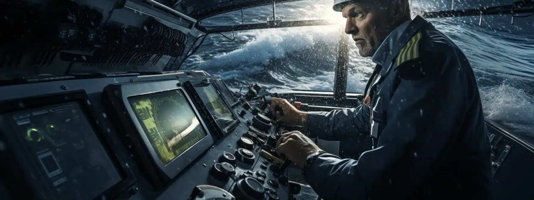 A Captain Steering A Magnificent Ship Through The Waves, Using A Compass And Chart To Navigate Towards Success While Keeping An Eye On Potential Hazards And Opportunities Ahead.