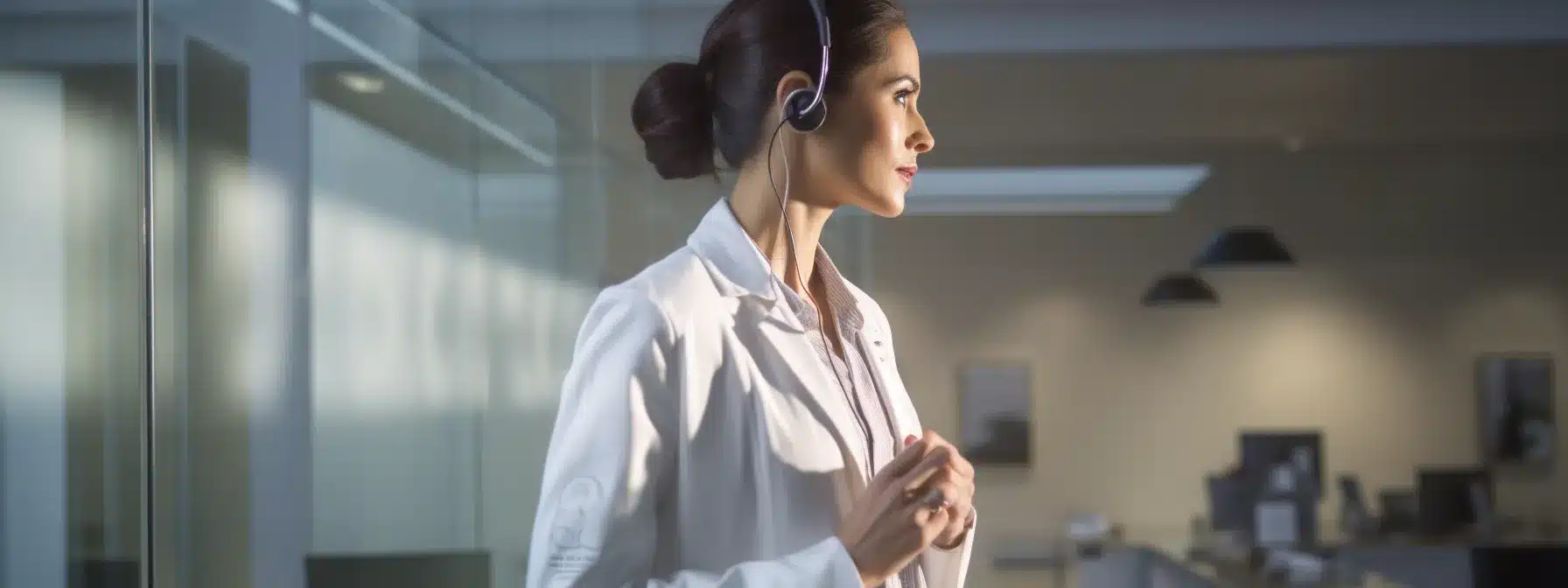A Brand Manager Wearing A White Coat And Using A Stethoscope To Check The Heartbeat Of A Brand Positioning Statement.