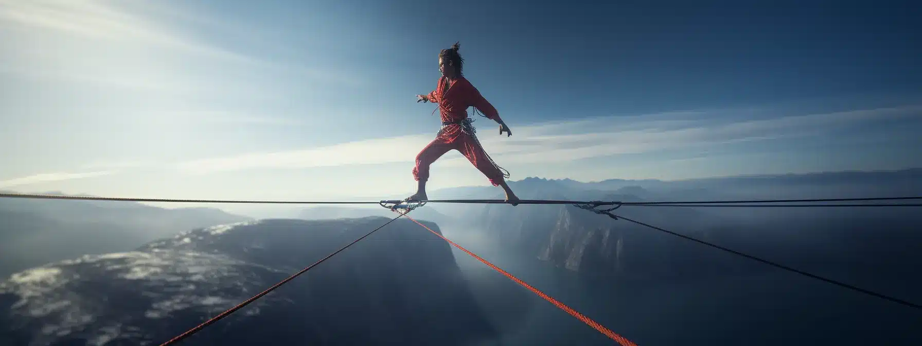A Tightrope Walker Navigating Between Crashing Reputation And Immense Trust.