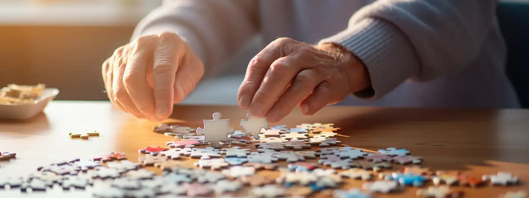 A Person Carefully Selecting And Arranging Jigsaw Puzzle Pieces To Create Their Brand Identity.